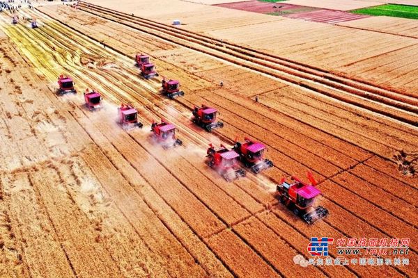 天顺长城：六大战区 全程护航 中国一拖三夏服务队出征