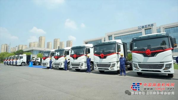 目的地：大西北！100台徐工新能源重卡满电启程
