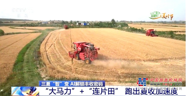 央视连续聚焦 | 引领“智”变 雷沃智慧农业让三夏更有“AI”
