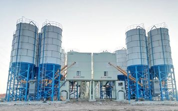 【重点工程】方圆HZS180型箱式搅拌站助力宝中铁路扩能改造工程项目