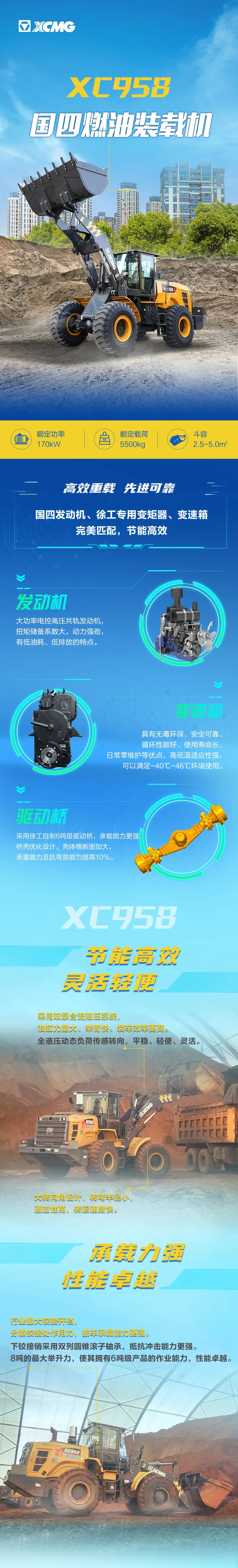 【铲业好车】5吨装载机“梦中情车”——徐工XC958