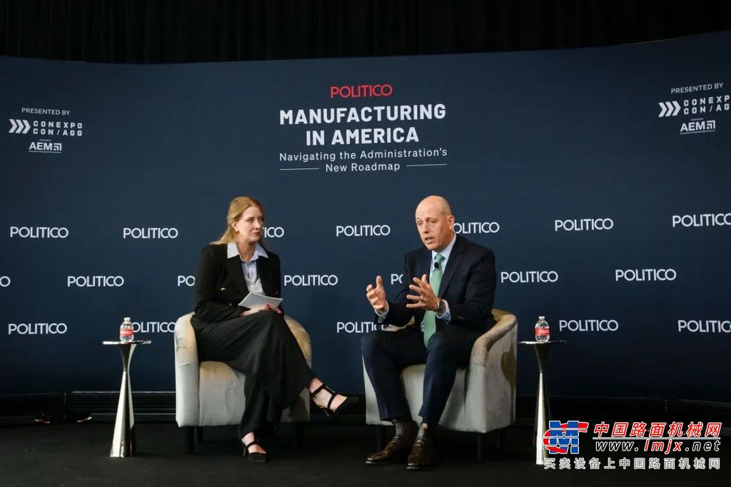 CONEXPO-CON/AGG 赞助 Politico Live 活动，探讨制造业未来