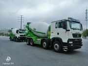 重汽豪沃TX12立方前四后八混凝土搅拌运输车