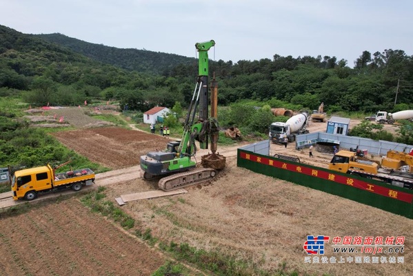 专精特新 本土担当┃泰信机械低净空电建钻机助力无锡国家级电网工程