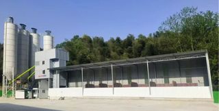 【绿色施工】方圆HZS180D搅拌站强劲支撑霍山至英山绿色工程建设