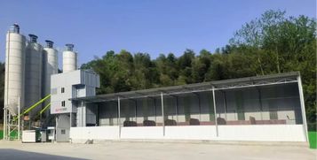 【绿色施工】方圆HZS180D搅拌站强劲支撑霍山至英山绿色工程建设