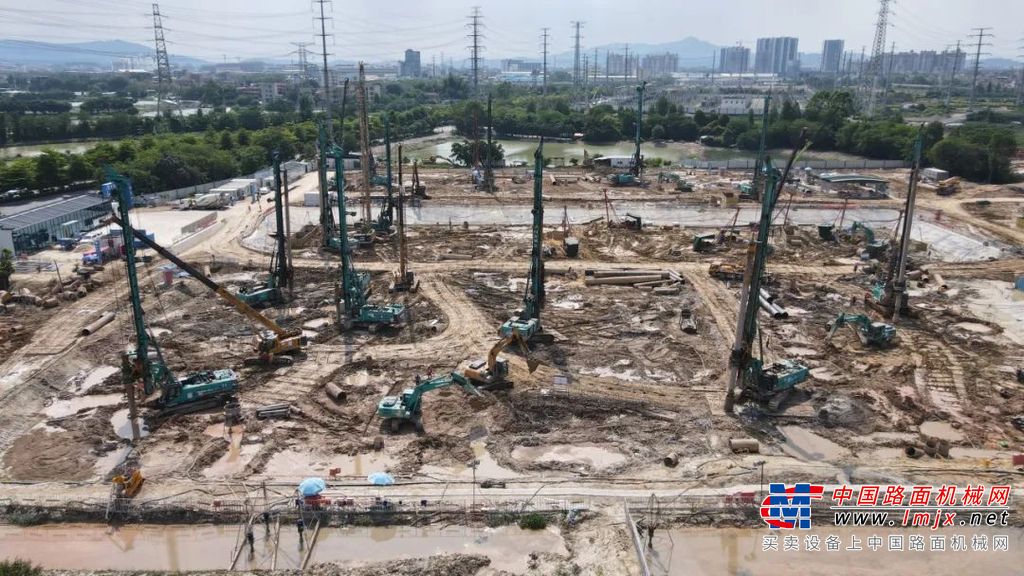 近20台“山河绿”装备实力集结，助力广佛西环工程建设跑出“加速度”