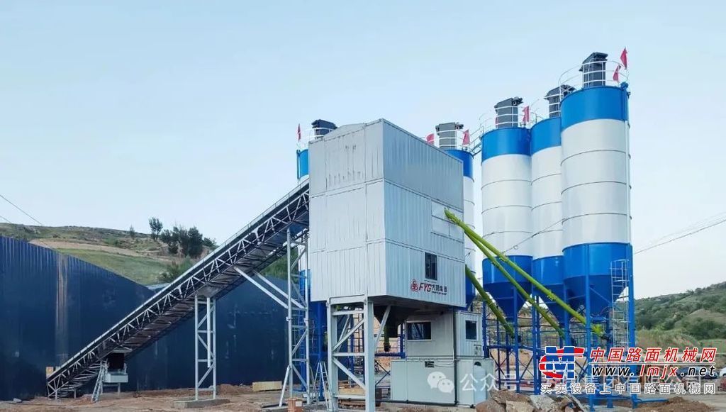 【特色服务】方圆搅拌站助力山西省道项目建设