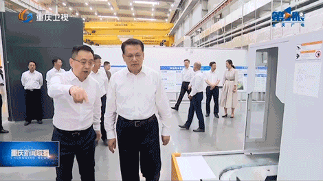 重庆市委书记袁家军访问利勃海尔永川工厂：重庆智能制造新标杆