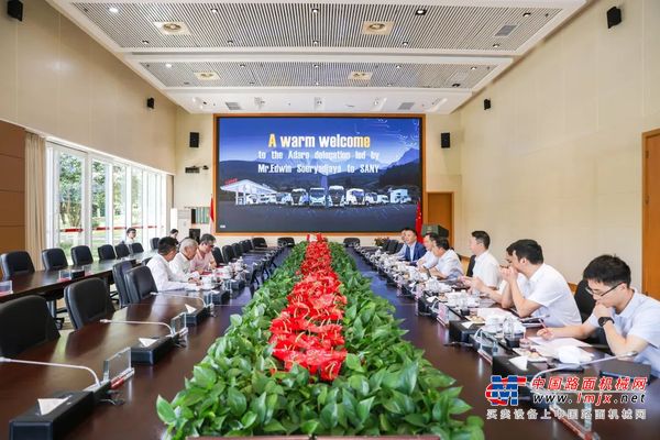 三一重工：向文波与阿达罗能源董事长埃德温举行座谈