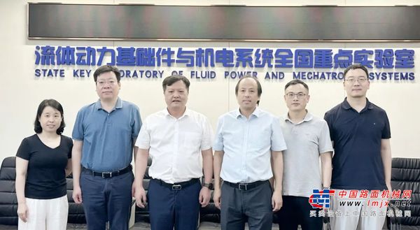 铁建重工党委书记、董事长赵晖带队拜访中国工程院院士杨华勇