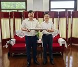 赵晖与铁科院党委书记、董事长张志方会谈