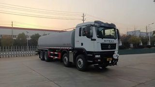 重汽汕德卡前四后八潍柴350马力25方洒水车