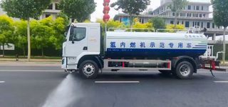 玉柴：中国首台商用车燃氢发动机在河北沧州投用