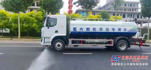 玉柴：中国首台商用车燃氢发动机在河北沧州投用