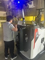 饮料行业高效搬运新标杆丨山猫BR15S-9电动叉车交付大客户