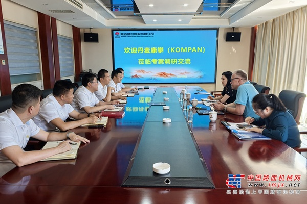 康攀公司到建设钢构考察共探游乐设施与钢结构合作新机遇
