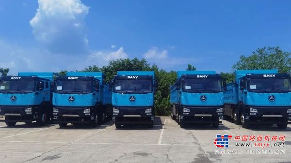 三一電動自卸車產銷兩旺 全國多地批量交付！