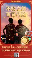 恭喜湖南宁乡金洲星邦智能足球队强势闯入村超全国八强