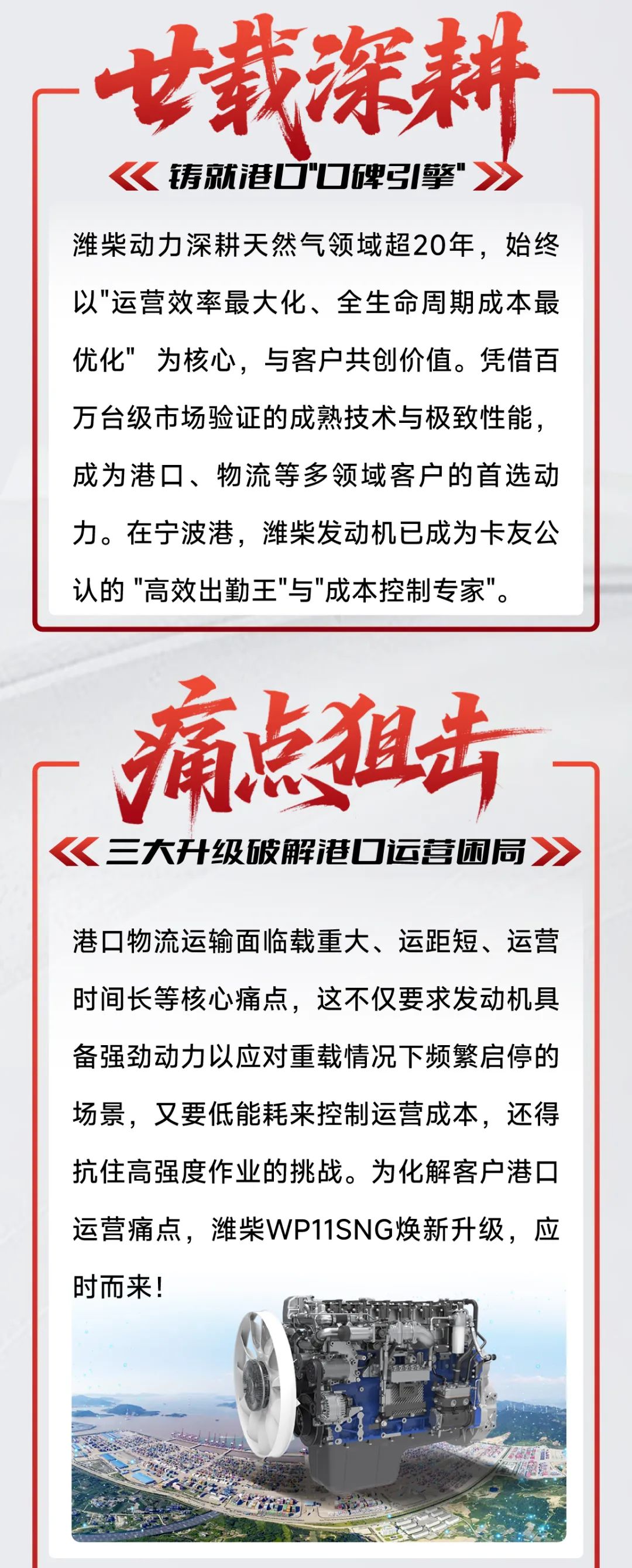  为港口运输而生！200台搭载潍柴WP11SNG港牵动力强势入驻宁波港！