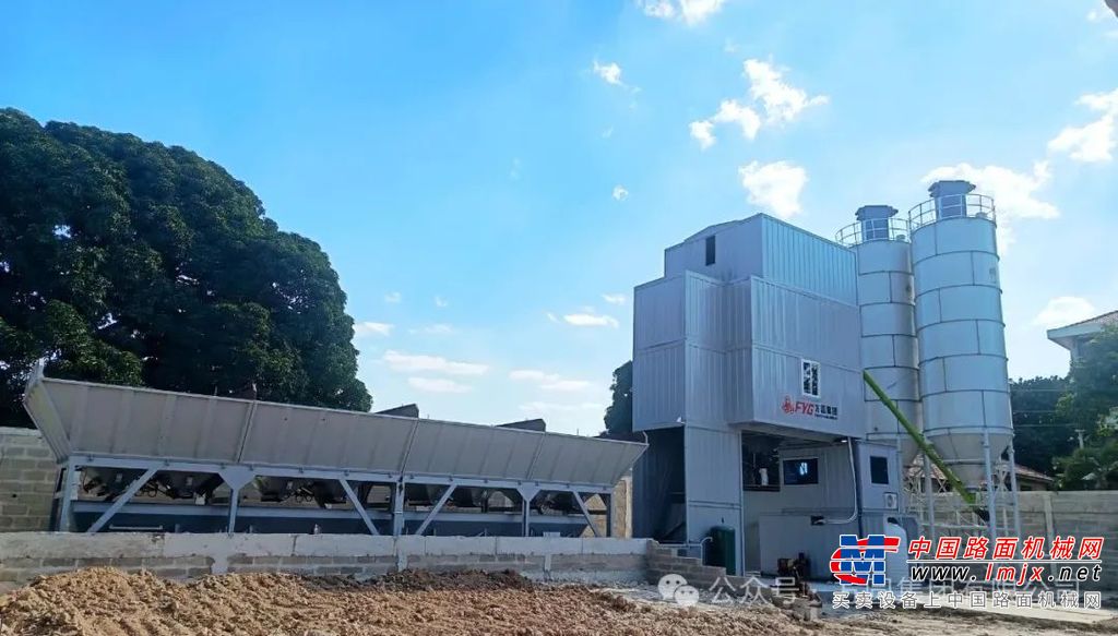【友谊见证】方圆搅拌站助力中坦工业园施工 见证中非合作友谊