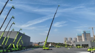 欧洲天际线迎来中国高度！中联重科全球最高臂式高空作业平台交付英国