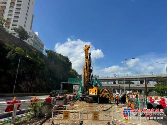 硬核首秀！山河智能SWDTH800大直径潜孔锤钻机进击香港市场