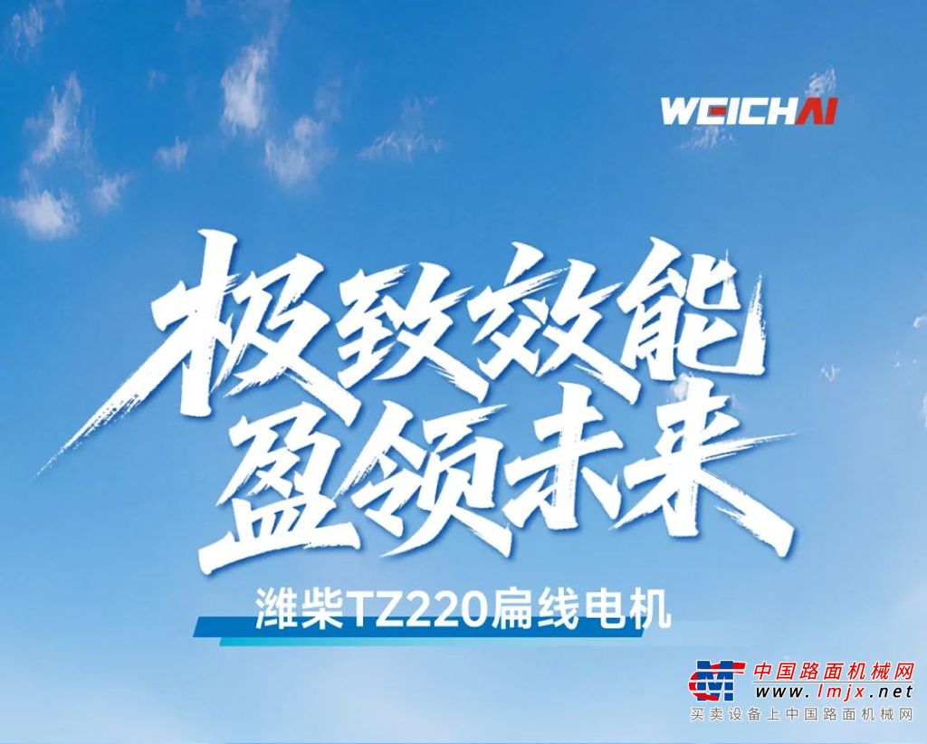  潍柴TZ220扁线电机，大扭矩有实力，翻山越岭如履平地